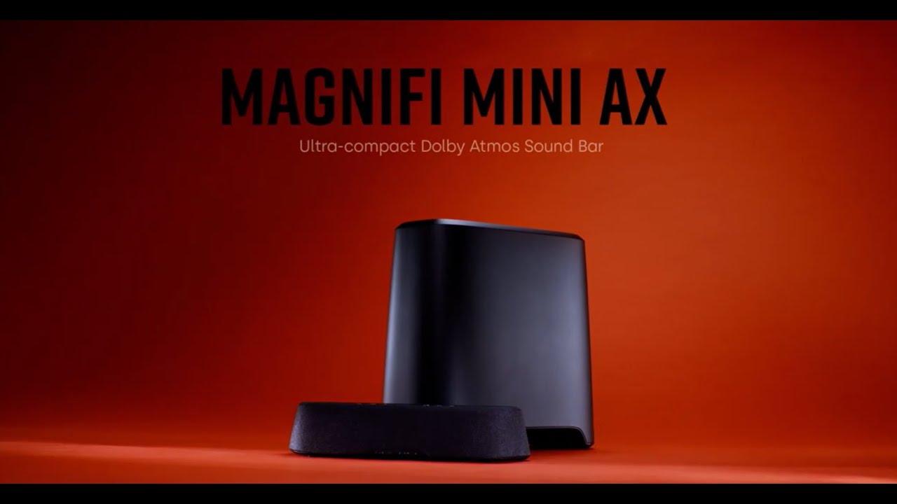 Polk MagniFi Mini AX Ultra-Compact Dolby Atmos Sound Bar System with Compact Wireless Subwoofer