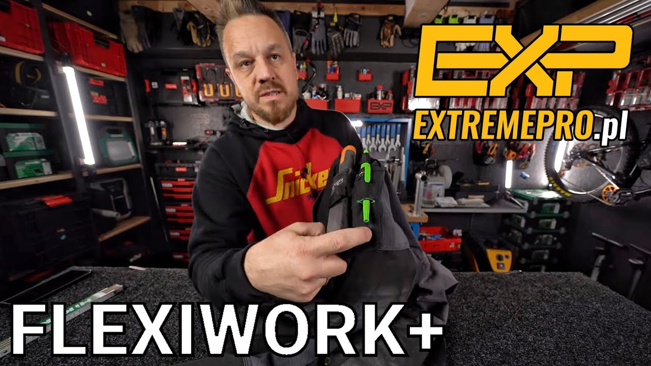 SNICKERS FLEXIWORK+ 6972 spodnie robocze