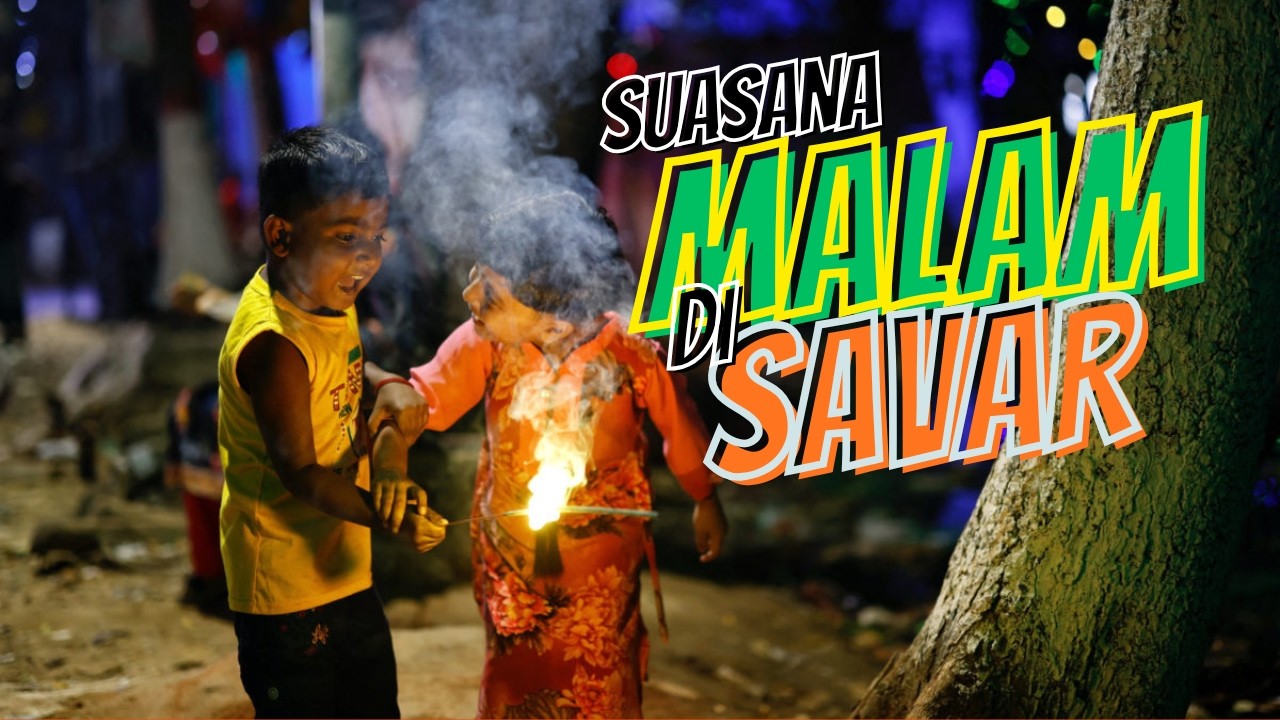 Suasana malam di Savar