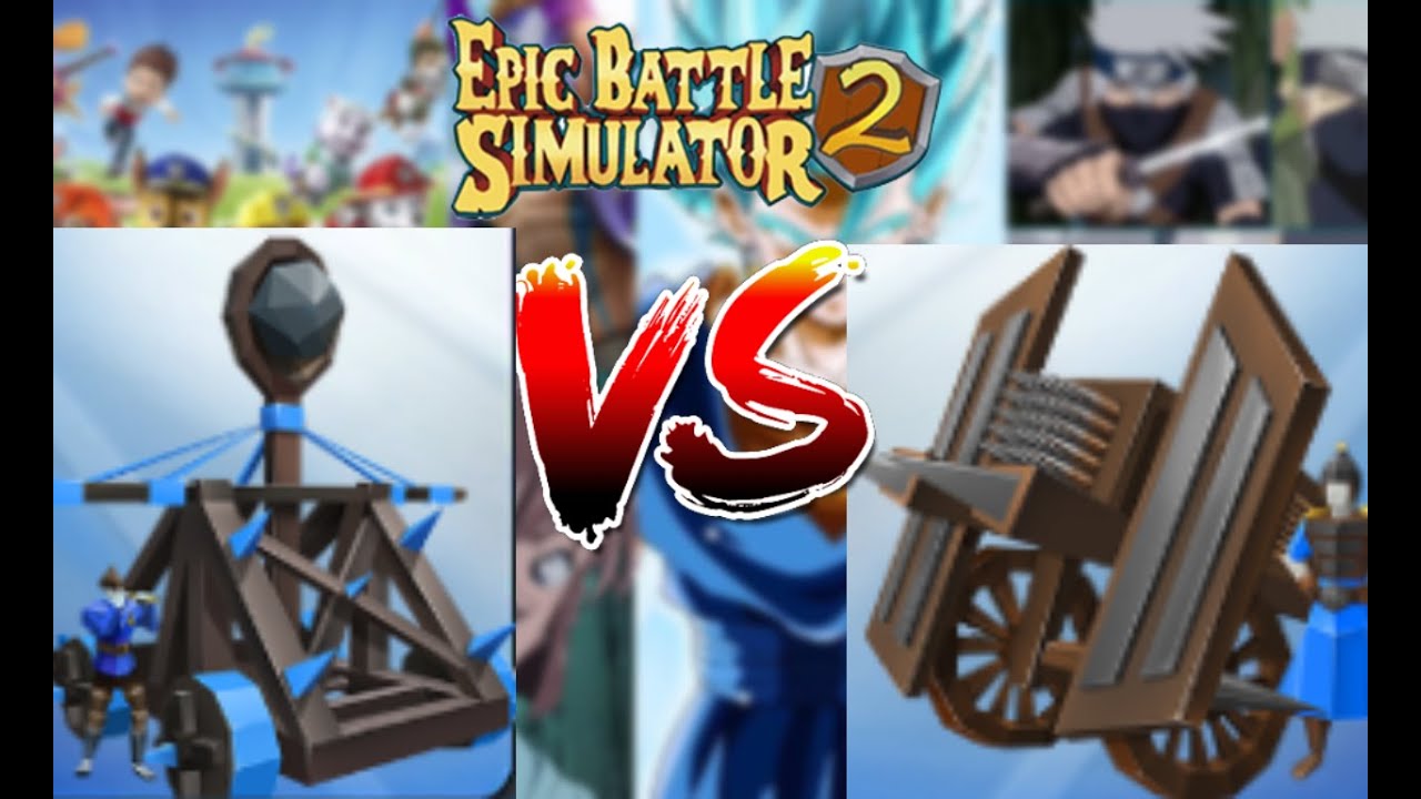 Catapult Vs Hwacha: Cùng Giá Nhưng Nó Lạ Lắm... | Epic Battle Simulator 2 | Nakachi Vegito