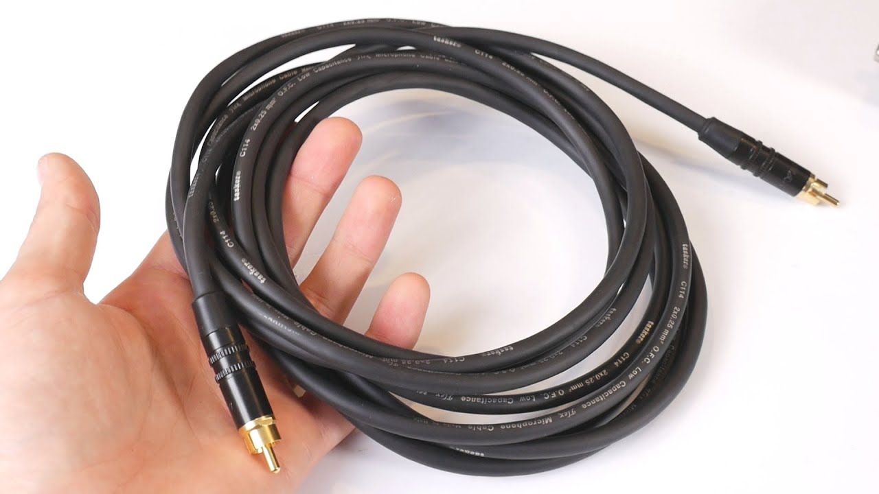How to Make LFE Subwoofer Cable DIY