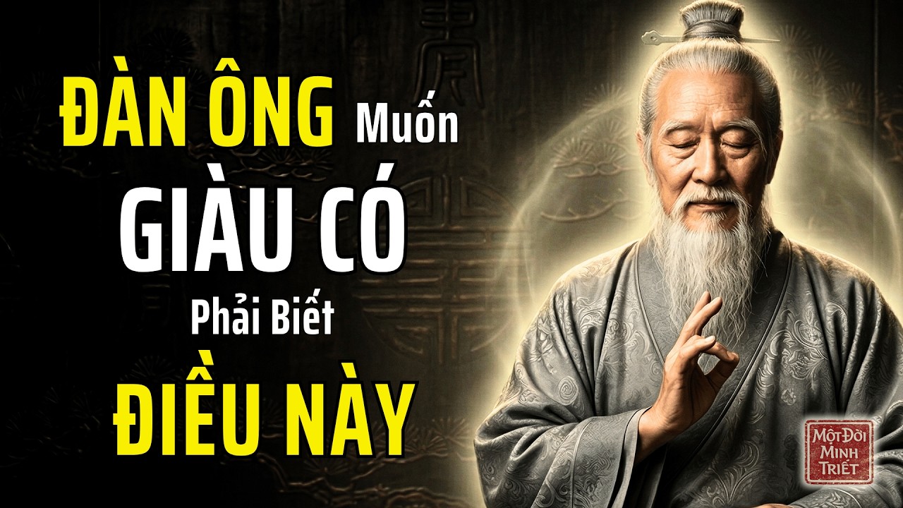 Cổ nhân dạy: Đàn ông càng biết IM LẶNG, càng dể GIÀU CÓ | Một Đời Minh Triết