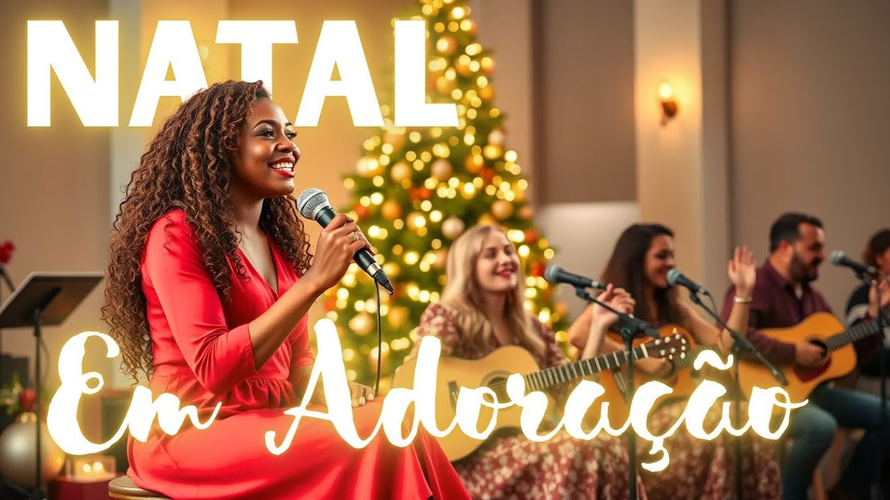 OS ANJOS CANTAM | Natal em Adoração | Nuvem da Adoração (vídeo de letra oficial)