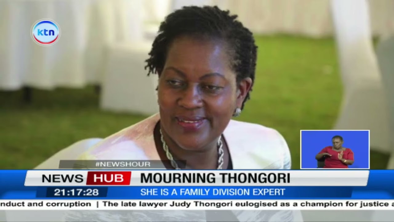 Top Lawyer Judy Thongori dies in India