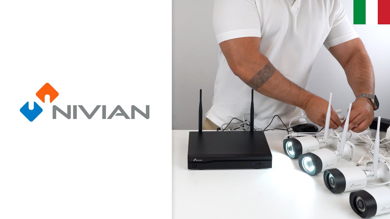 🔵 NV-KIT1030W6-4CAM | Kit di videosorveglianza | Unboxing e Installazione Rapida
