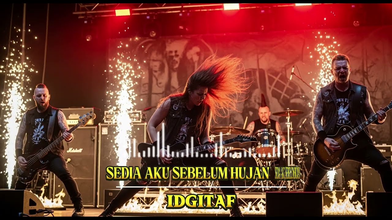 Sedia Aku Sebelum Hujan - Idgitaf _ Metal Funk Cover By Aura Musik