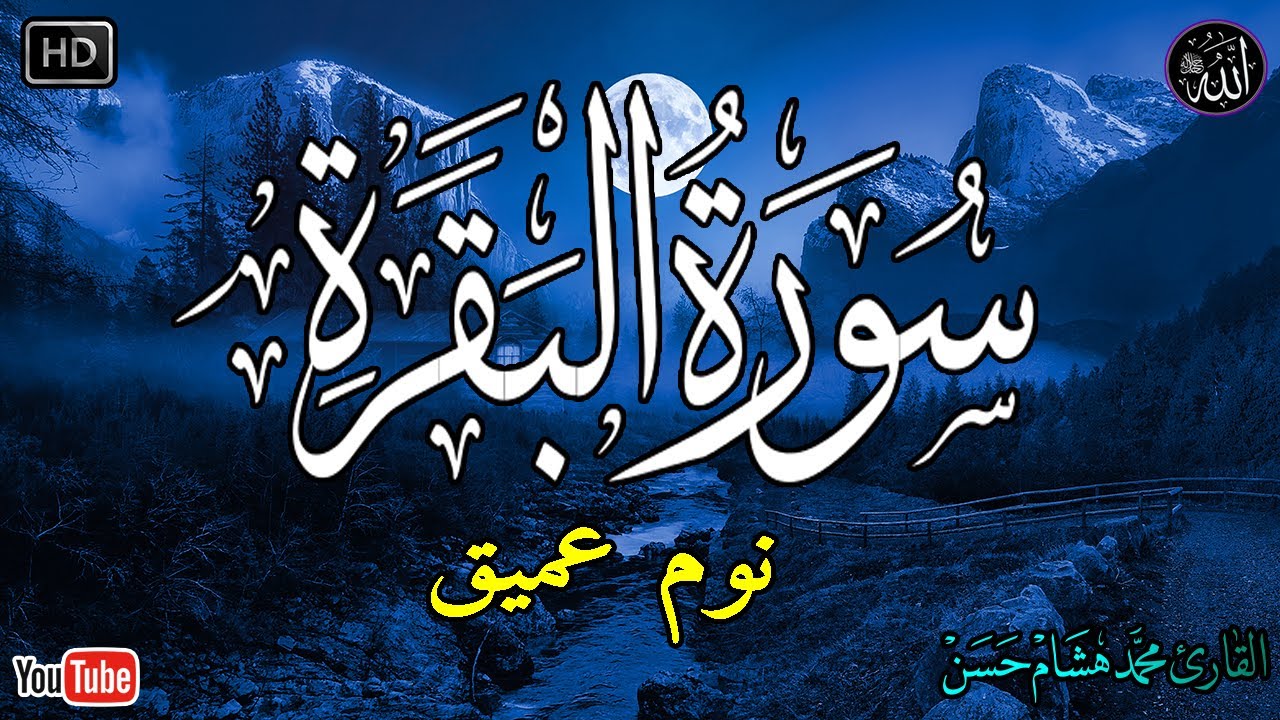 سورة البقرة طاردة الشياطين💚 بصوت هادئ ومريح جدا جدا 💚💤تلاوة هادئة للنوم والراحة النفسية 😴