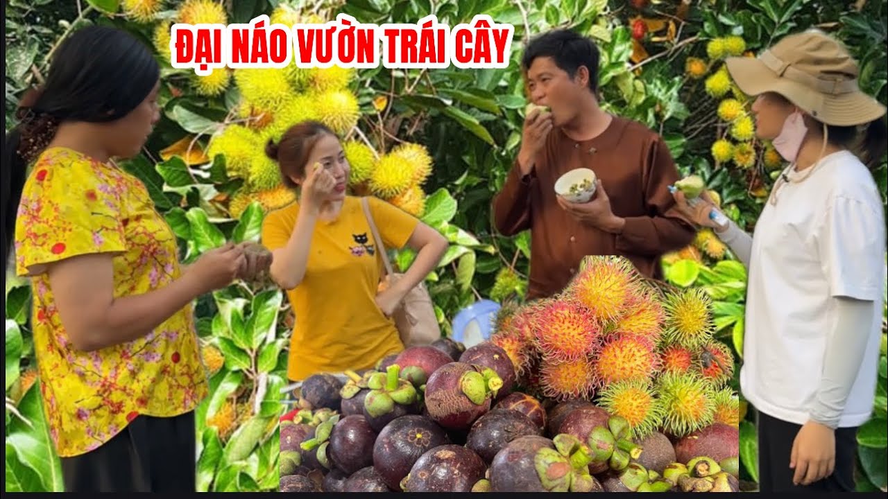 Khương Dừa đại náo vườn trái cây, cười xỉu khi hai đệ tử đòi ăn mứt cóc😝