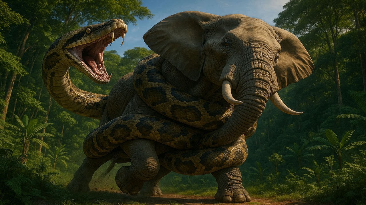 King Cobra Attacks Elephant 🐍🐘 | Shocking Wildlife Encounter!