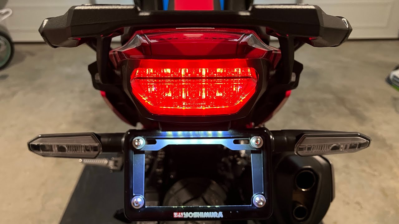 Africa Twin Yoshimura Tail Tidy Install