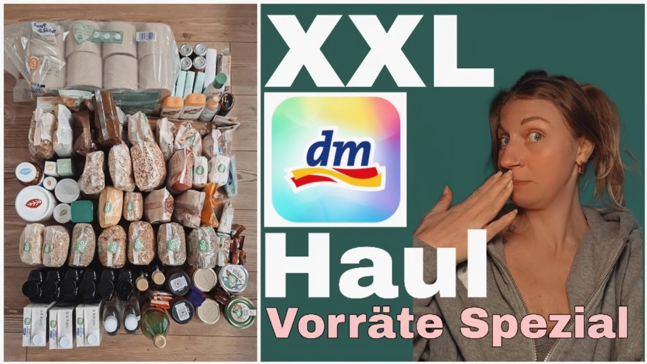 MEGA dm HAUL !!! Vorräte auffüllen l Drogeriemarkt Haul l Familieneinkauf von josiewiba