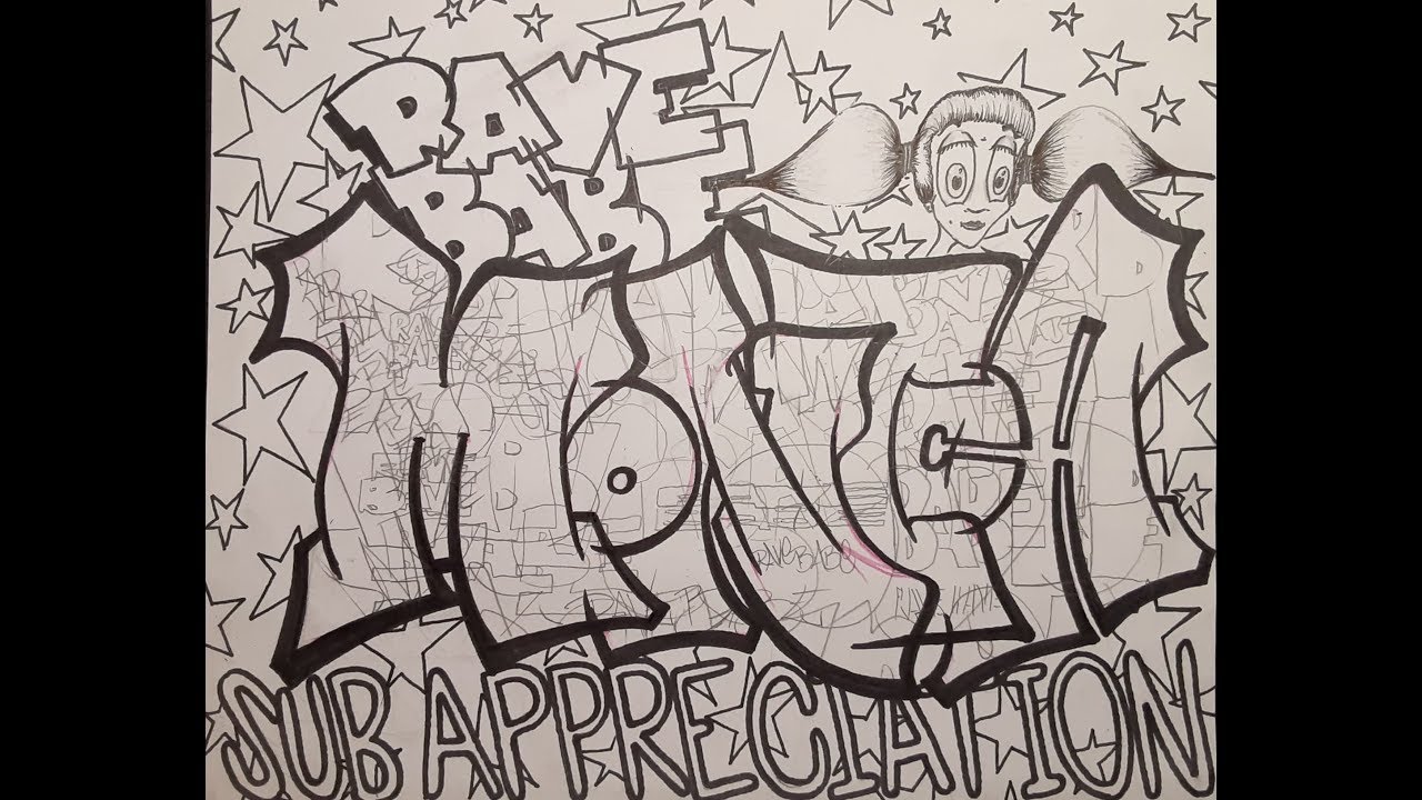 Subscriber Appreciation 350 Graffiti Black Book Piece: MONICA aka RAVE BABE (Chat-To-Speech Active)