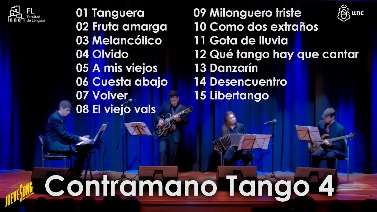 Concierto | Contramano Tango 4 en JueveSong