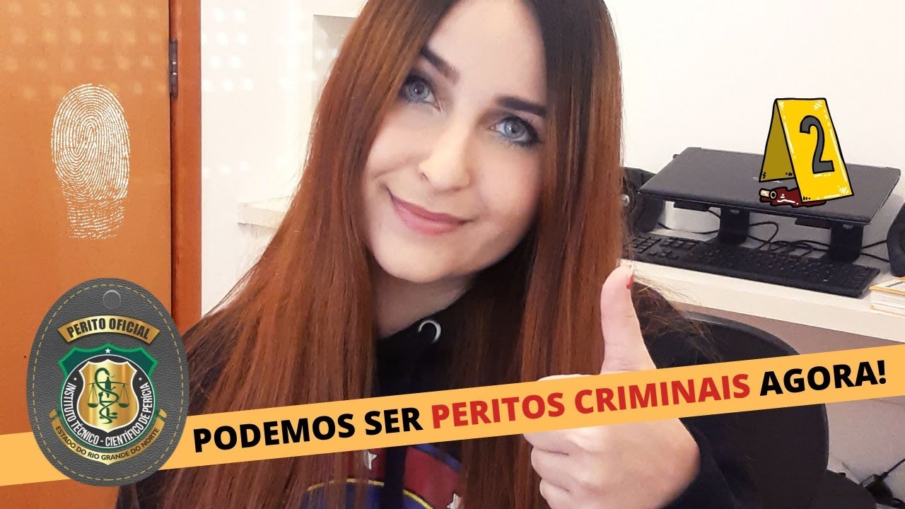 Podemos ser PERITOS CRIMINAIS com o Tecnólogo de Investigação Forense e Perícia Criminal - ITEP/RN