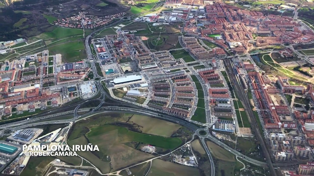 Pamplona Iruña desde el aire