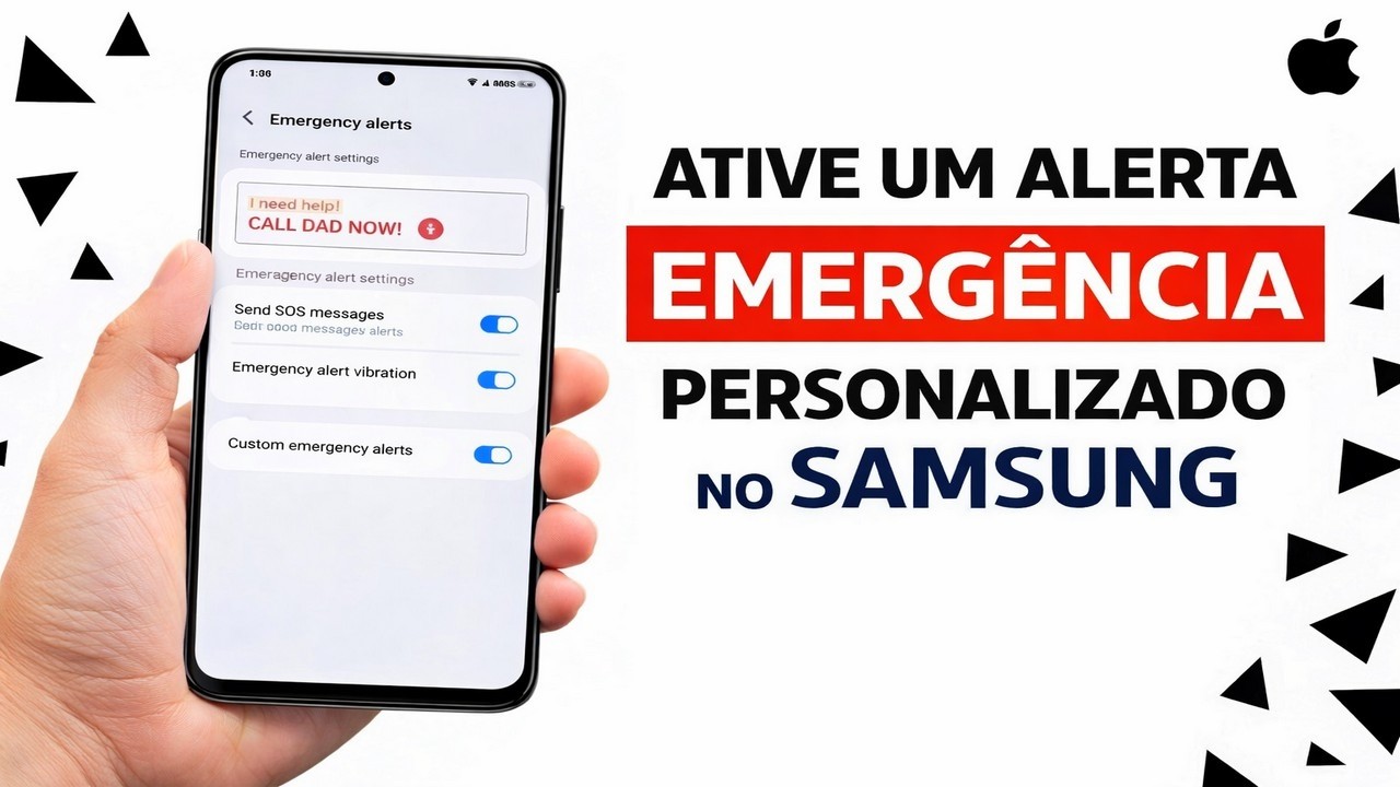 ► Ative um alerta de emergência personalizado no Samsung