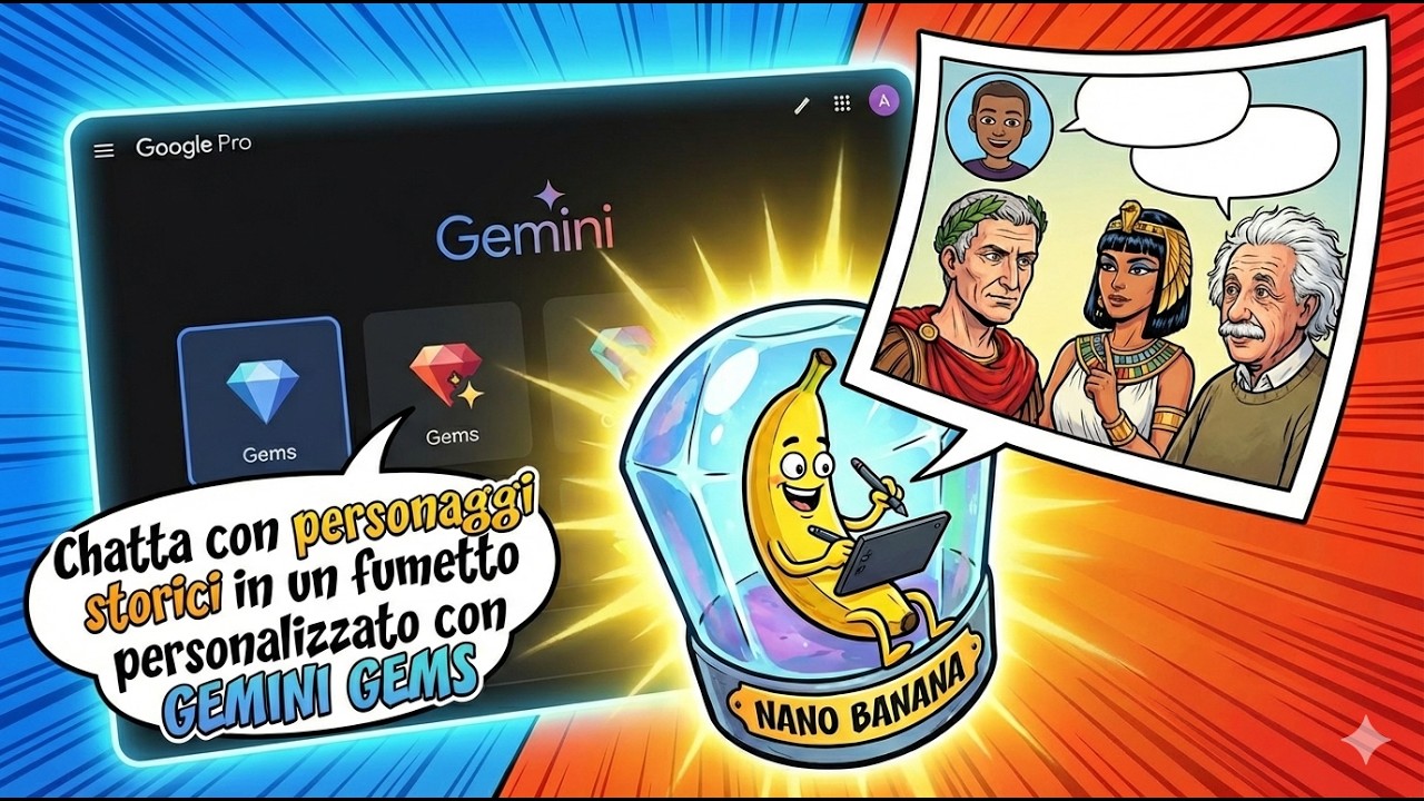 Tutorial: Dialoghi storici impossibili a fumetti con l'AI