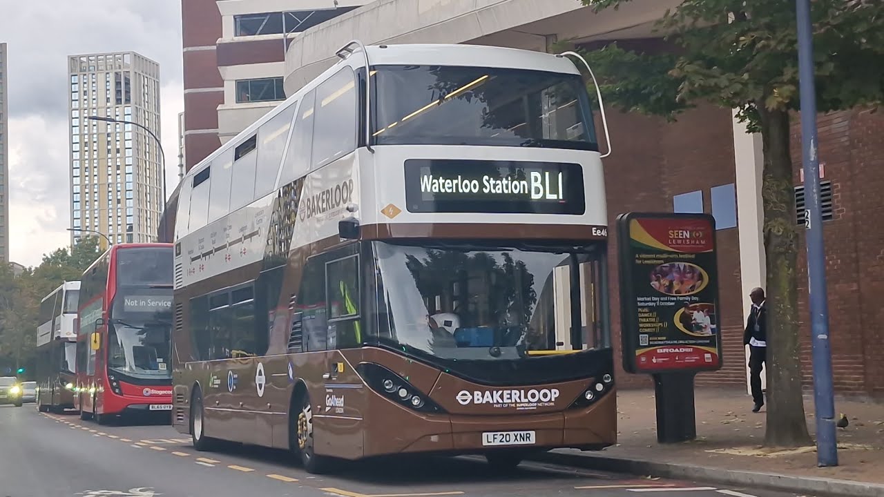Full Route Visual - Bakerloop Route BL1: Lewisham (SC) - Waterloo Stn