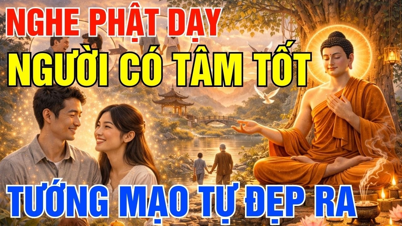 Người Có Tâm Tốt Tướng Mạo Tự Đẹp Ra - Phật Dạy Bí Quyết Không Ai Ngờ Tới |Đạo Phật Đời Sống