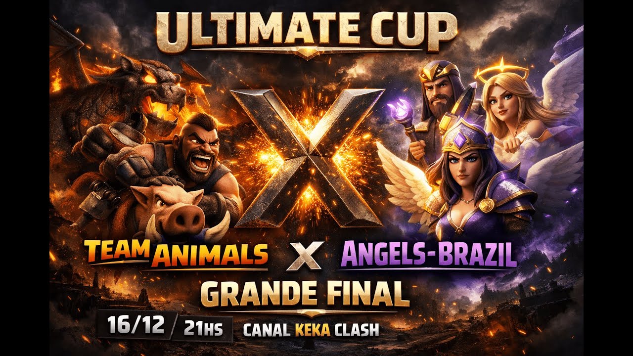 🔴TEAM ANIMALS 🆚ANGELS BRAZIL * GRANDE FINAL ULTIMATE CUP