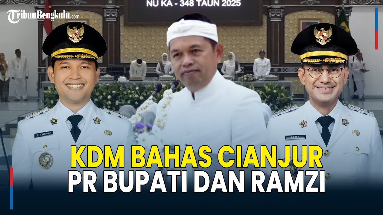 [Full] Pidato 'Petuah Jitu' Kang Dedi Mulyadi, Beri Paham Bupati dan Wabup Ramzi Historis Cianjur