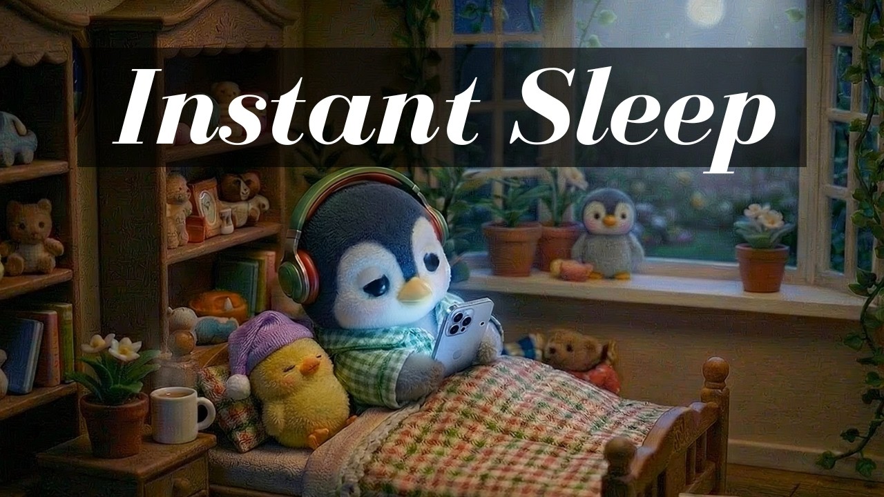 [Playlist] Instant Sleep in 5 Mins 🐧💤 Still awake? 🌙 Cozy Piano / Deep Sleep / Insomnia (1 Hour)