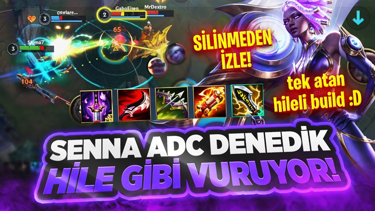 SENNA ADC İLE HERKESE TEK ATTIM! ŞAKA DEĞİL BU HERO NEYMİŞ BÖYLE? YÜKSEK ELO WİLD RİFT SENNA OYNANIŞ