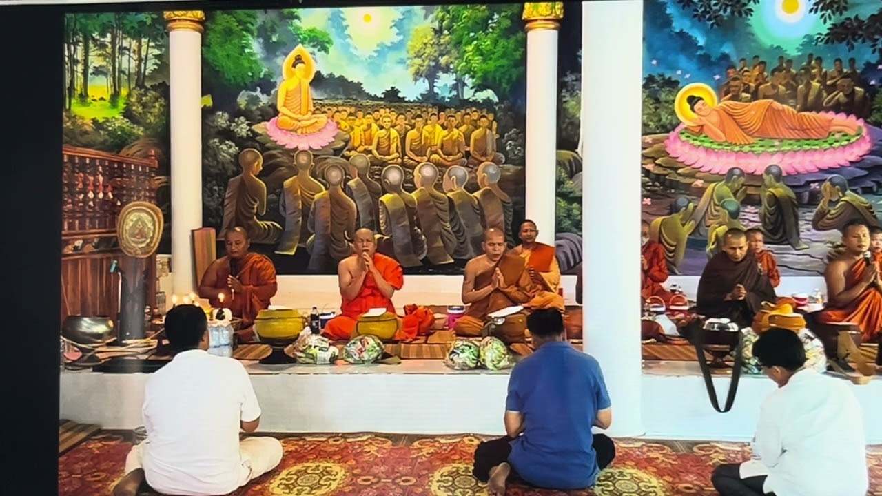 งานบุญเดือน.4 บ้านโสกกล้า.มารับฟังเทสน์เอาบุญด้วยกัน โดย เจ้า คณะ  ต.แก้งไก่.พระอาจารย์ สุรพล ครับ