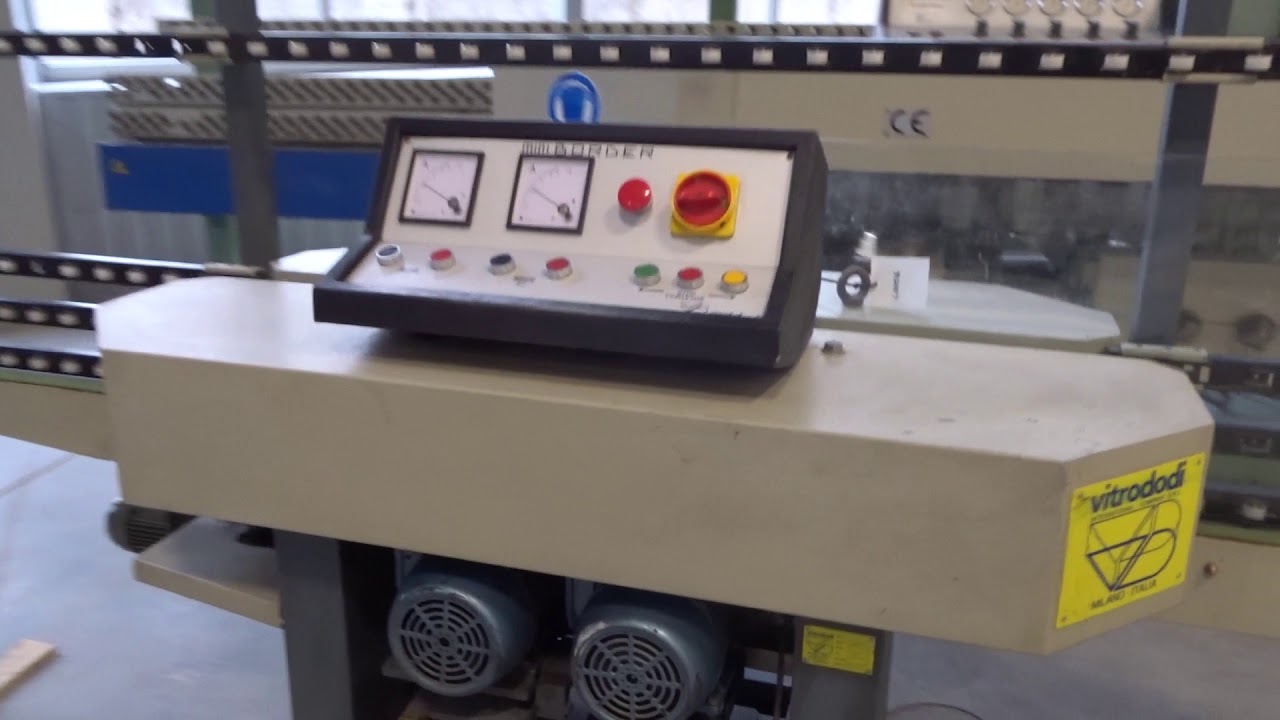 GlassBaltic | Vertical straight line edging machine VITRODODI mini BORDER