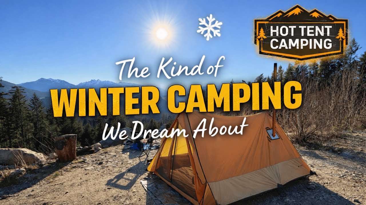 The Kind of Winter Camping We Dream About | Hot Tent Camping