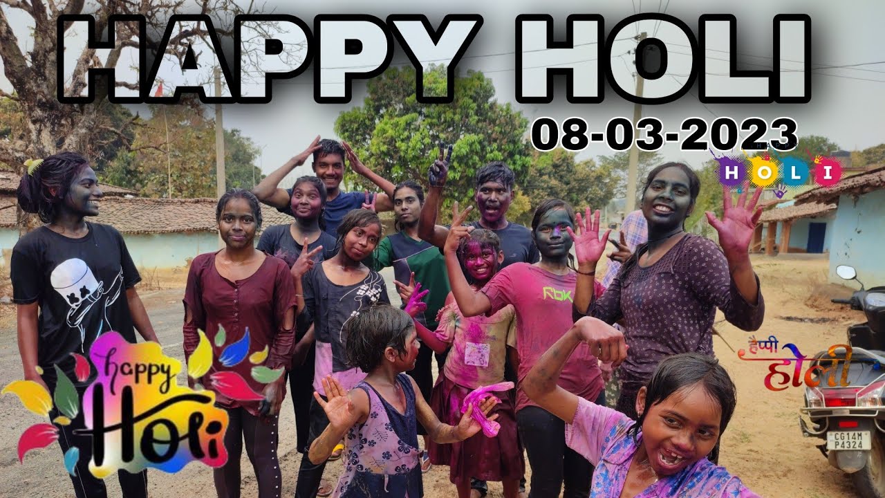 HOLI MASTI WITH MY BROTHER AND SISTERS (Happy Holi to all of you) 08-03-2023 Holi masti/@vivekvlogs0.4_vk