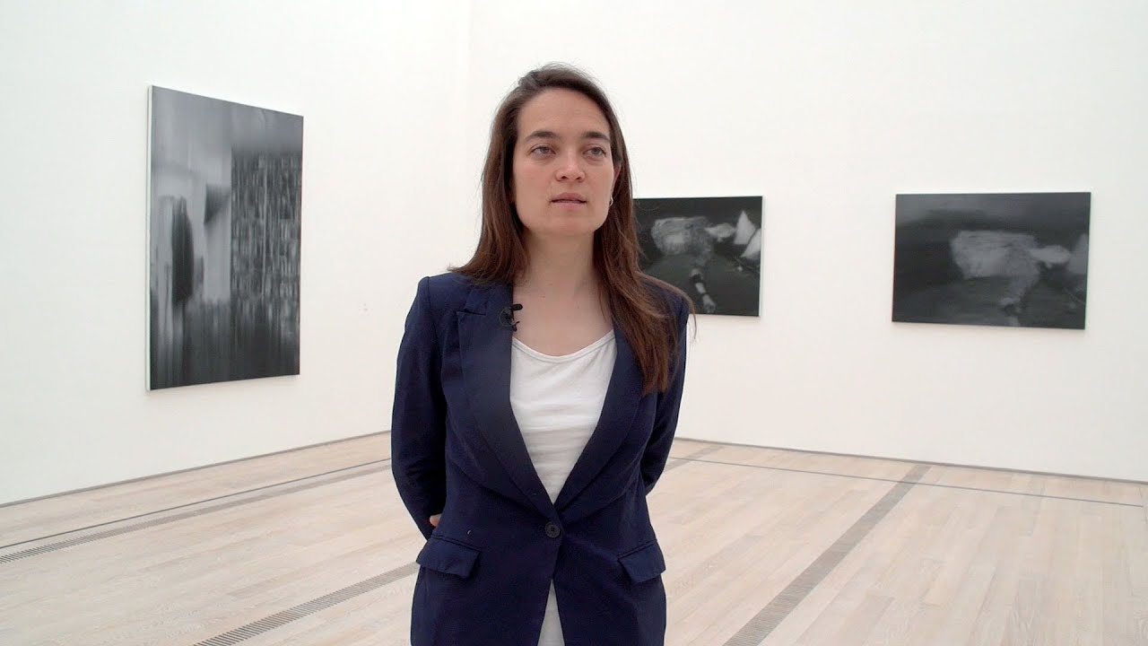 Einführung in die Gerhard Richter-Ausstellung, Saal 18. Oktober 1977