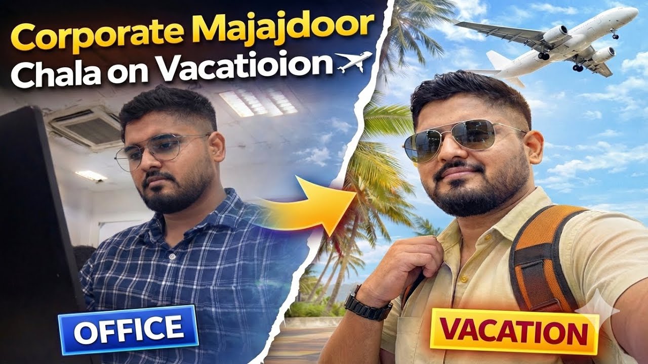Corporate Majdoor Chala on Vacation ✈️ | Office Se Direct International Trip 😱