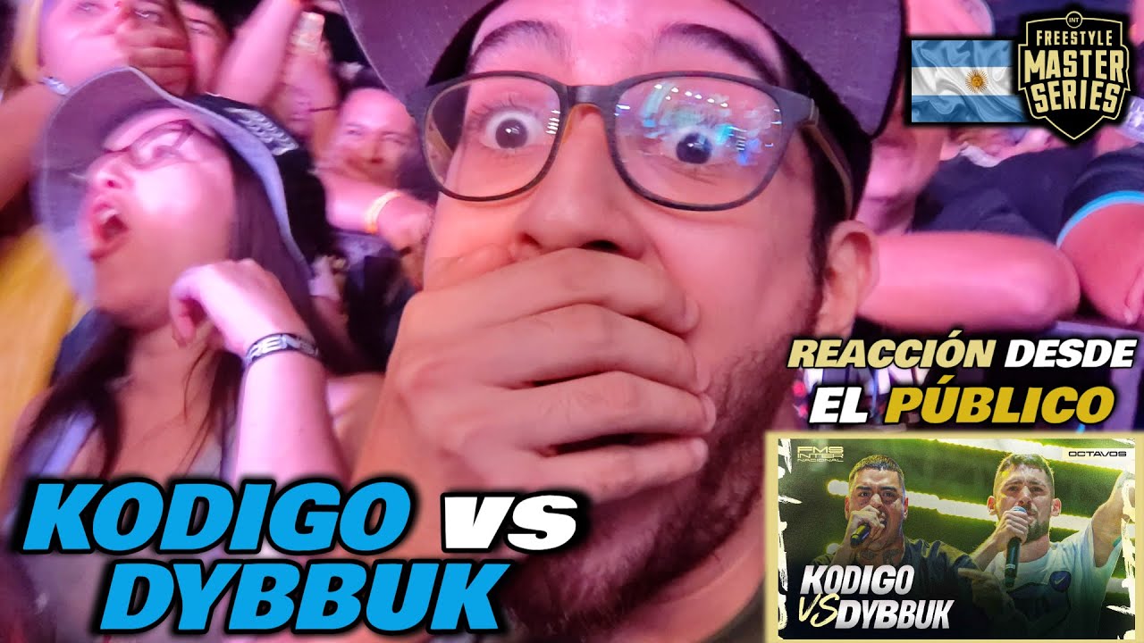 🔴COLOMBIANOS REACCIONAN DESDE EL PÚBLICO a KODIGO vs DYBBUK - ¡SE PICÓ!👀 [FMS INTERNACIONAL 2025]