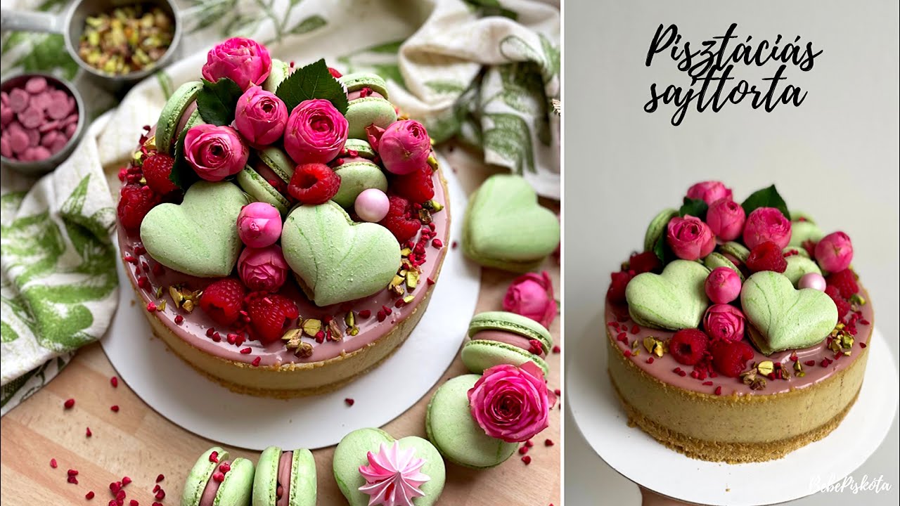 PISZTÁCIÁS Málnás sajttorta 💗Ruby csokoládéval - BebePiskóta