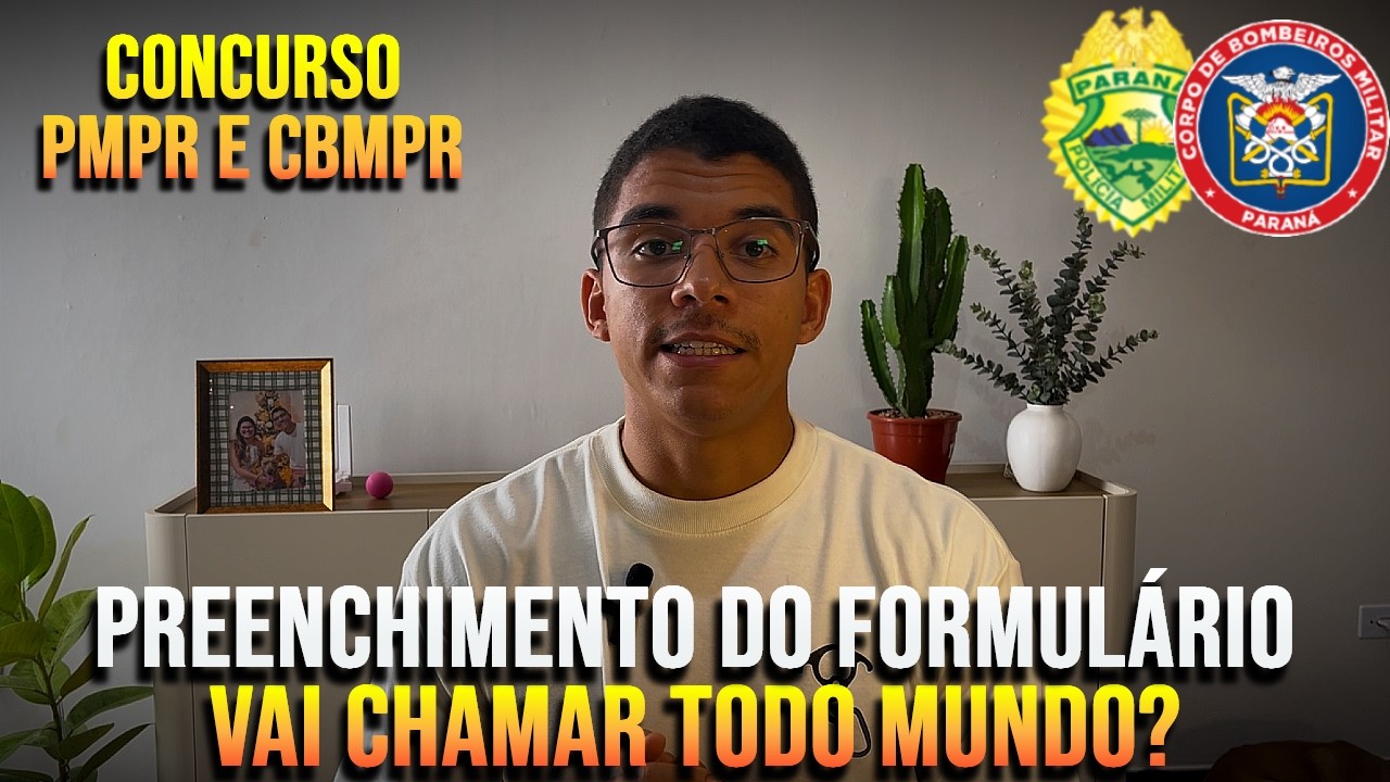 Resultado definitivo do concurso CBMPR e orienta&ccedil;&otilde;es sobre preenchimento do formul&aacute;rio.