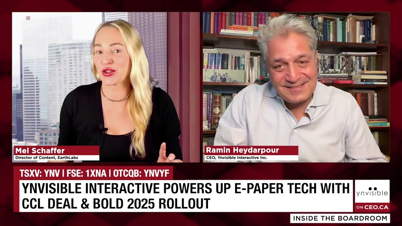 Ynvisible Interactive Powers Up E-Paper Tech with CCL Deal & Bold 2025 Rollout