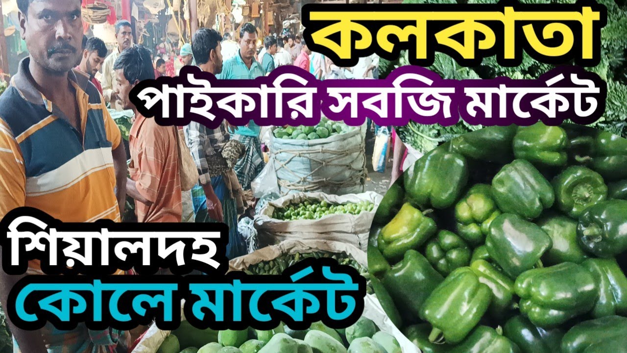 কলকাতার সস্তা হোলসেল সবজি বাজার শিয়ালদহ কোলে মার্কেট  সমস্ত সবজির পাইকারি দামের নতুন আপডেট