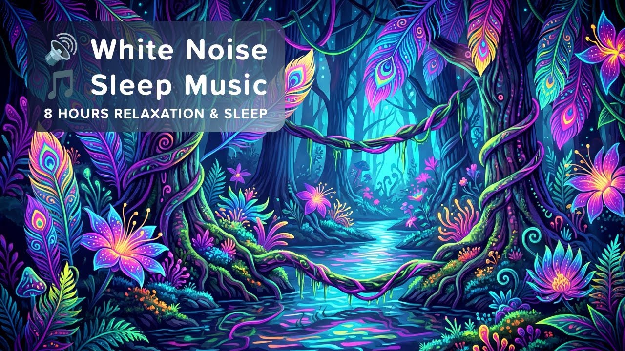 🎵 8 Hours Deep Sleep - Enchanted Forest Stream | Ultra-Minimal Ambient Music for Rest