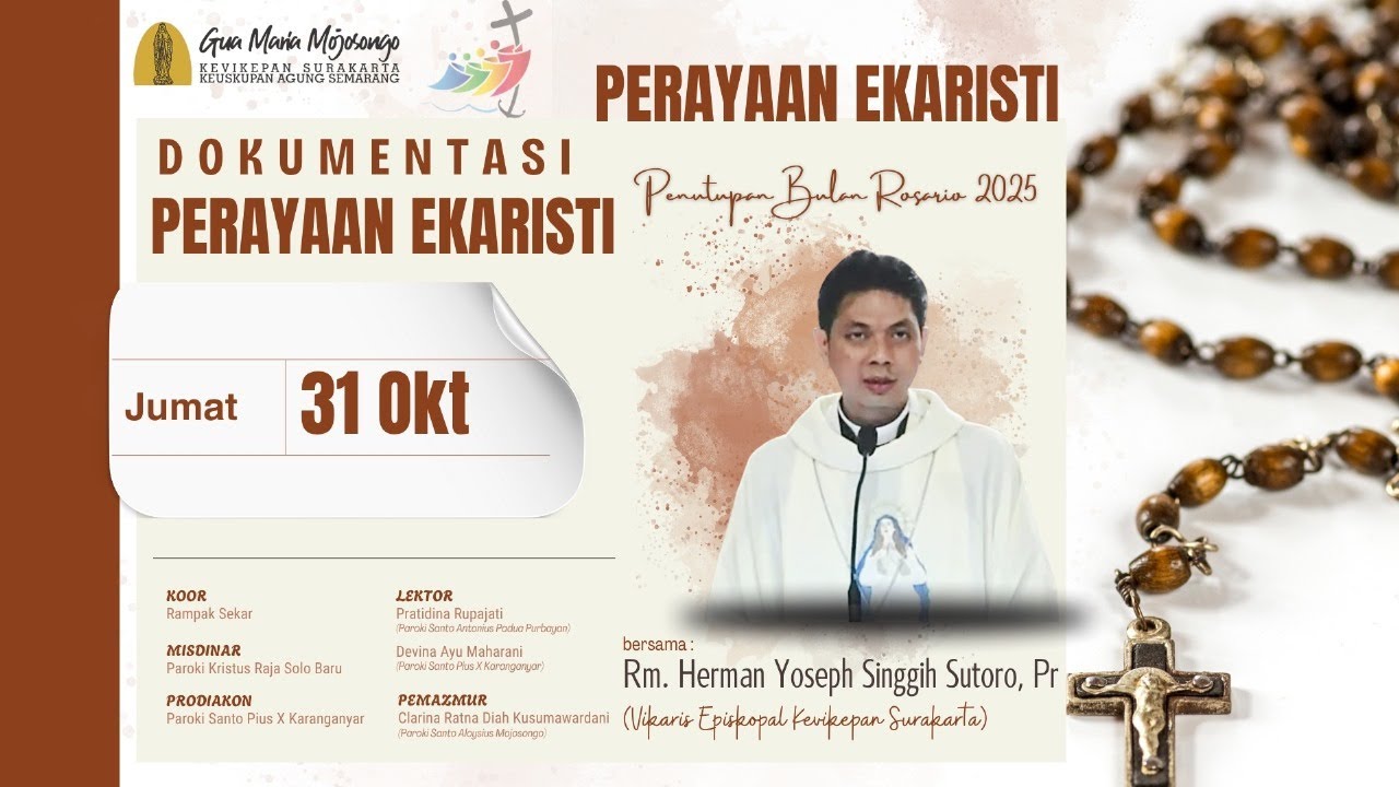 Dokumentasi Perayaan Ekaristi Penutupan Bulan Rosario 2025