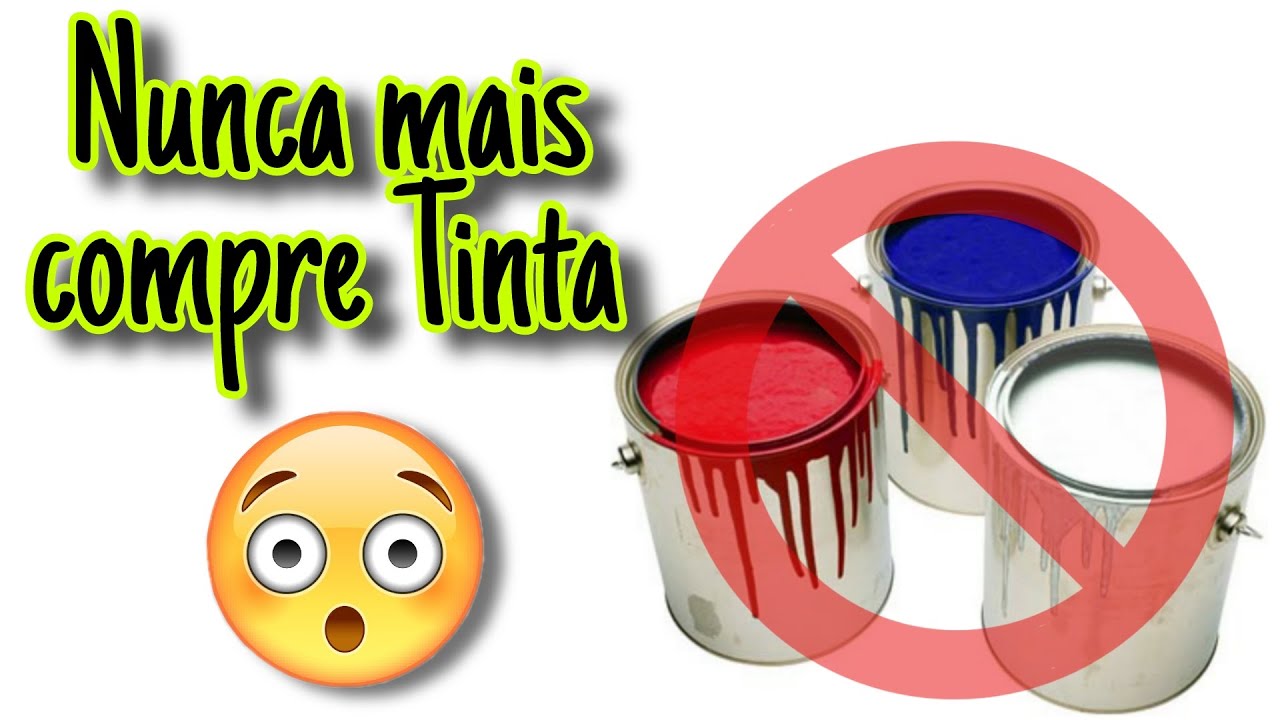 Os fabricantes de Tinta não querem que você saiba disso - Economize Muito dinheiro com essa dica