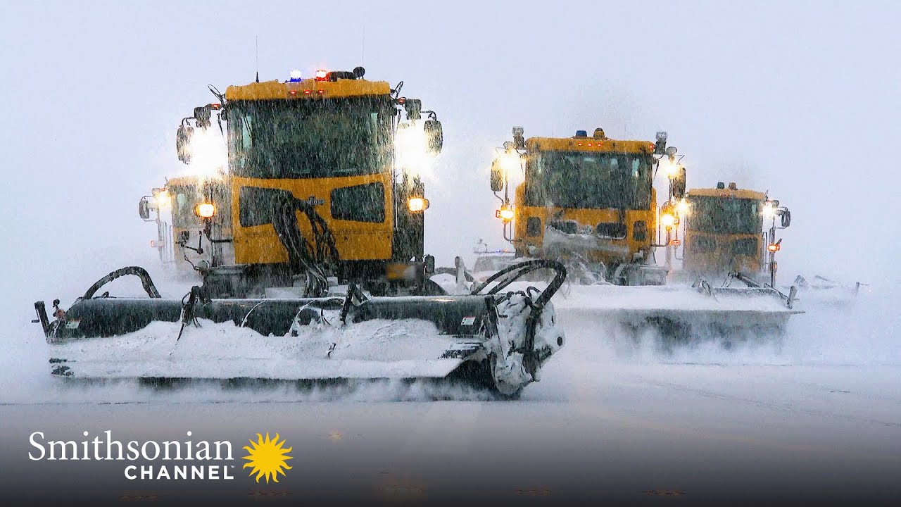 Clearing 40 Tons of Snow, Every 20 Minutes at Airport | Ice Airport Alaska | Smithsonian Channel