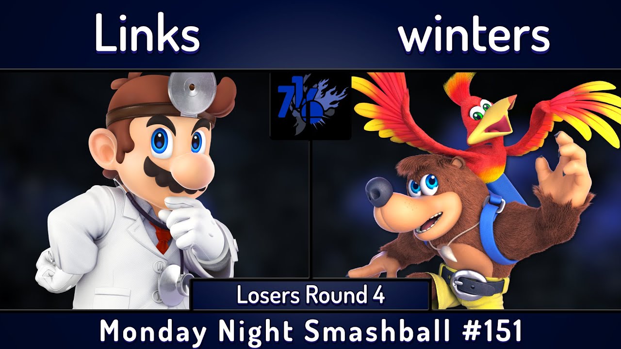 MNS # 151 | Links (Dr Mario) vs winters (Banjo Kazooie) | LR4 | SSBU Smash Ultimate