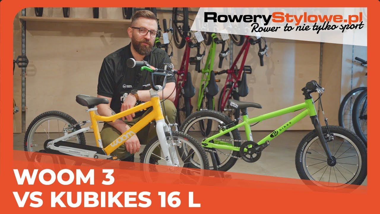 Por&oacute;wnanie lekkich rowerk&oacute;w Woom 3 z Kubikes 16L
