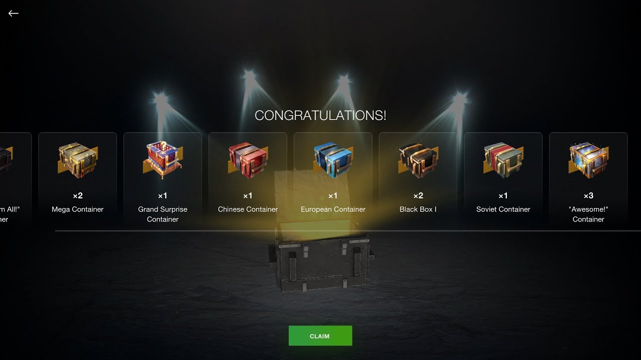 INSANELY LUCKY! - Opening /-/aCk3d Container and British Container | World of Tanks Blitz