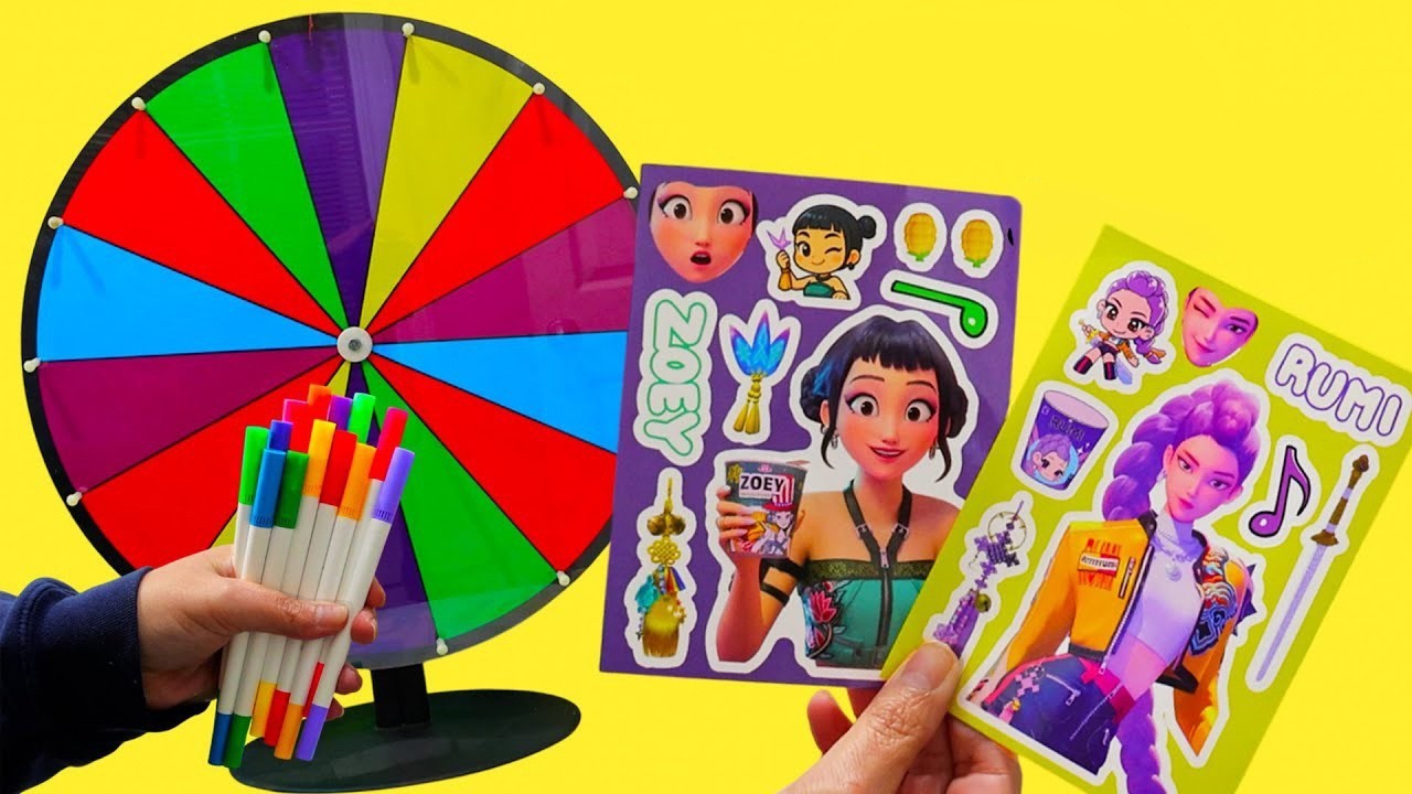 La ruleta indica qué actividades de Las Guerreras Kpop hacemos
