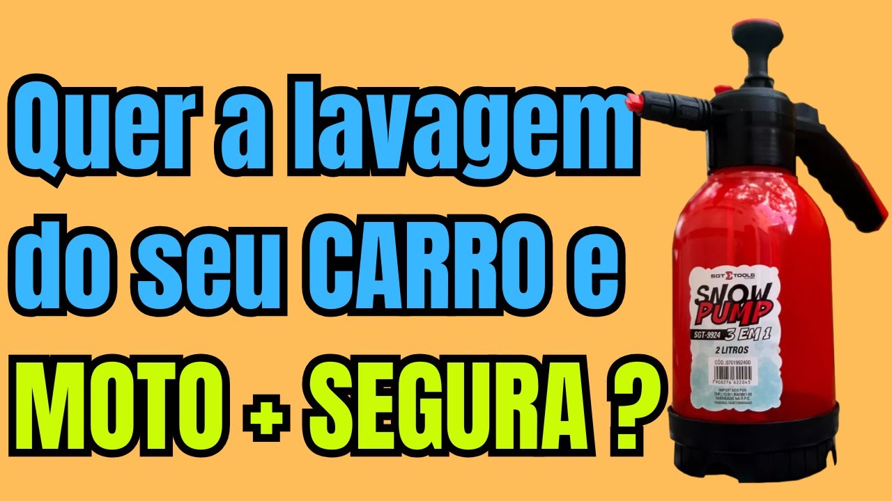 3 em 1: O Pulverizador Híbrido que Faz Espuma, Enxágua e Aplica Químicos!