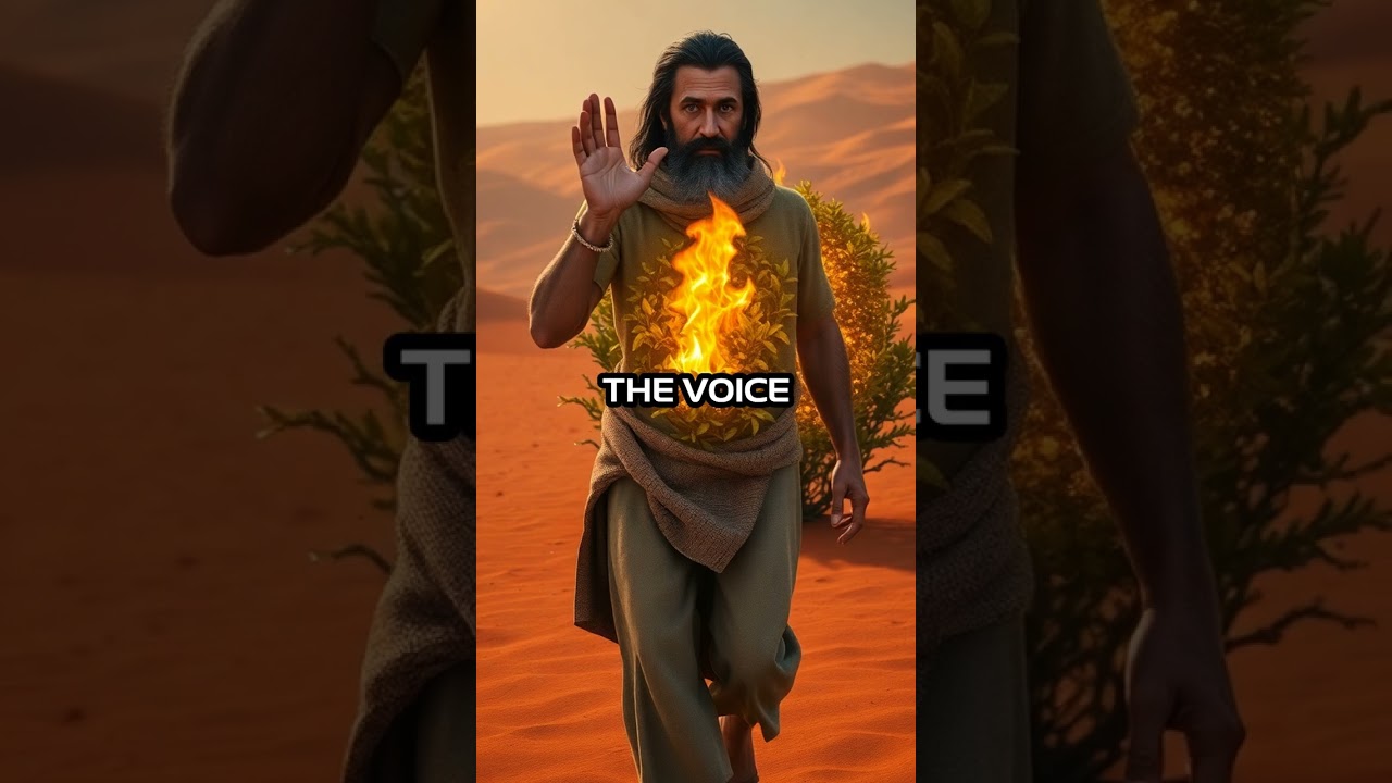 🔥 The Burning Bush That Changed Moses Forever! 🔥