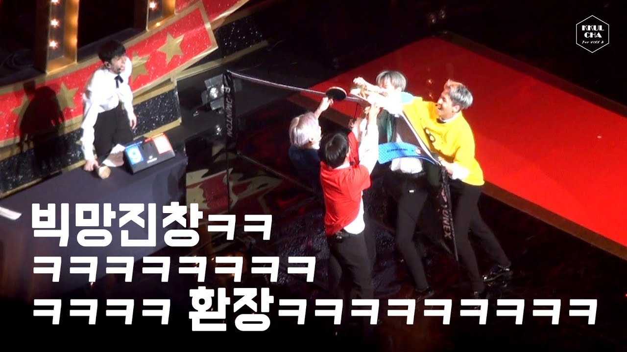 [FANCAM] 빅스, 빅망진창 배드민턴 게임ㅋㅋㅋㅋㅋ @ 180504 고베 팬미팅 VFF 밤공연
