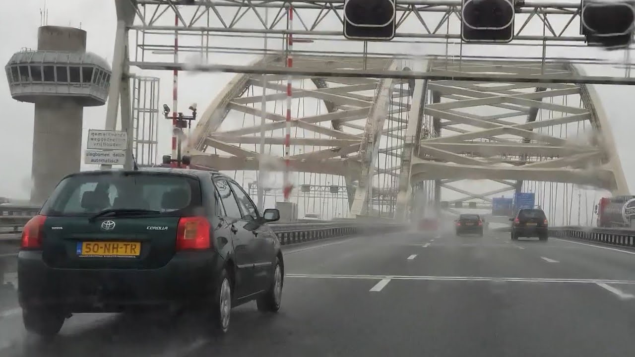Dashcam Beelden Rotterdam 》Etten-Leur Via: A16 en A58.